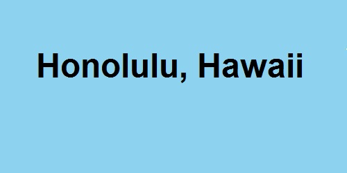 honolulu hawaii